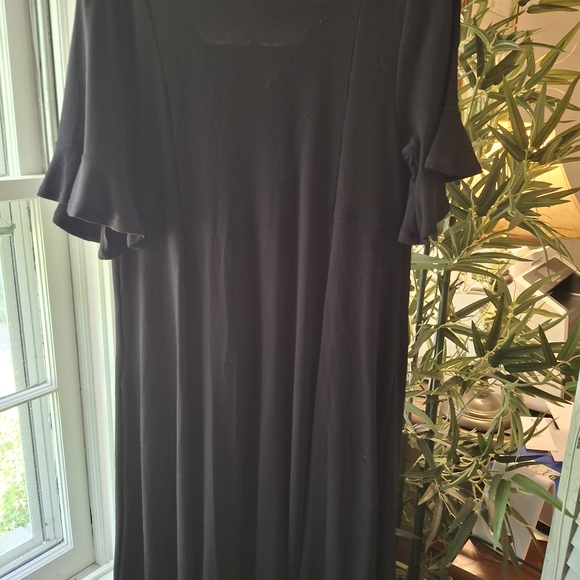 Torrid Black Ruffle Ribbed Dress - Picture 4 of 4